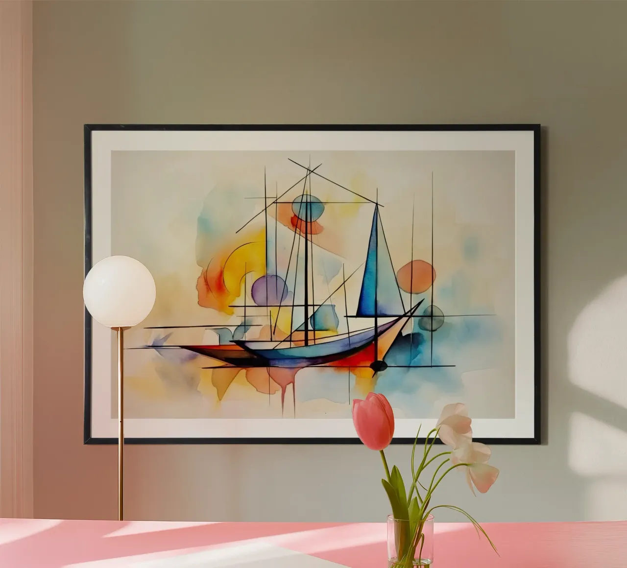 Arte da parete di Imagine poster con telaio in alluminio da Imagine