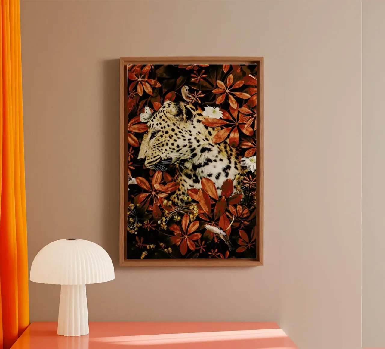 Lion And Cub tela con Cornice a cassetta da Wouter Rikken