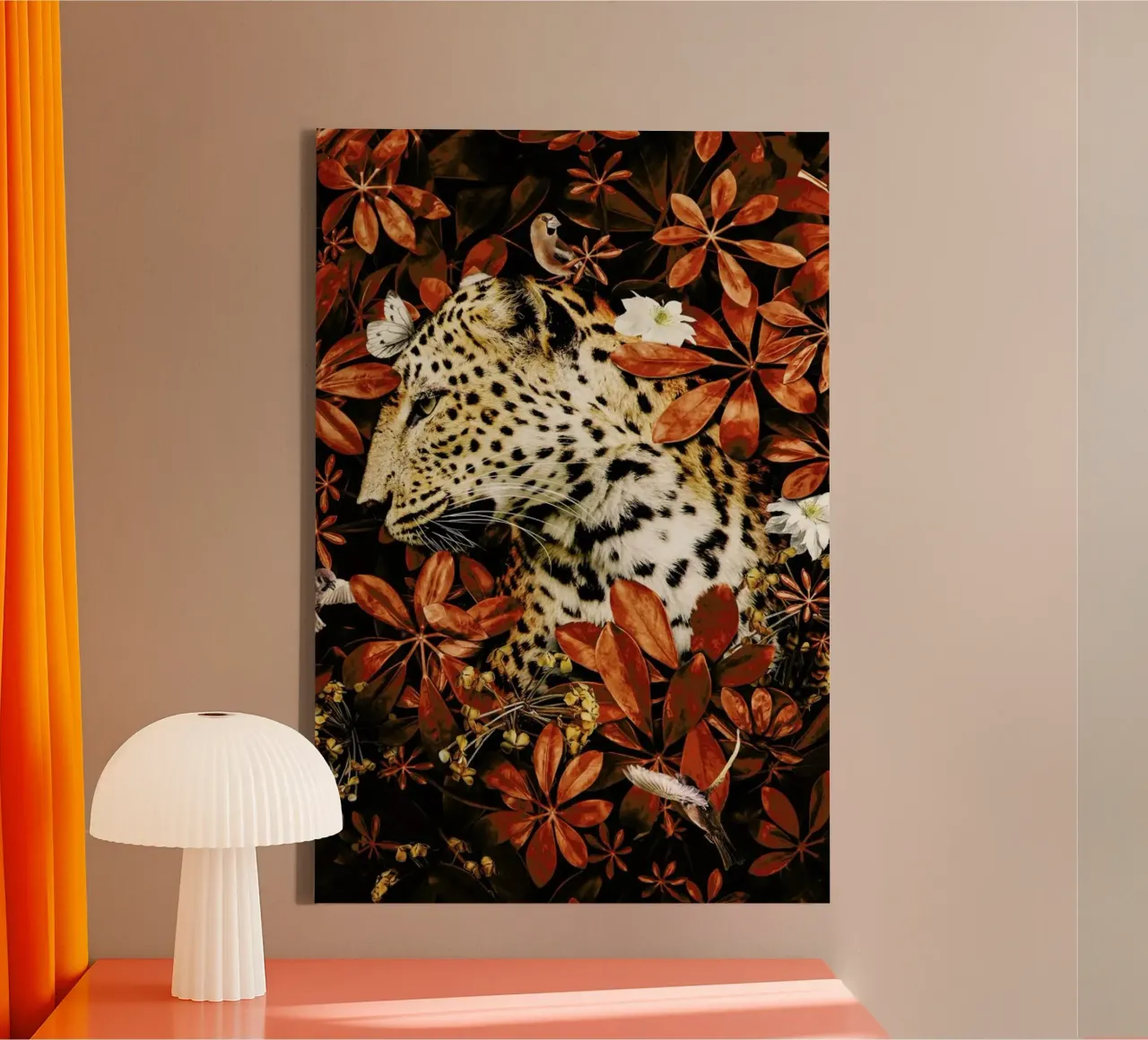 Lion And Cub tela con Cornice a cassetta da Wouter Rikken