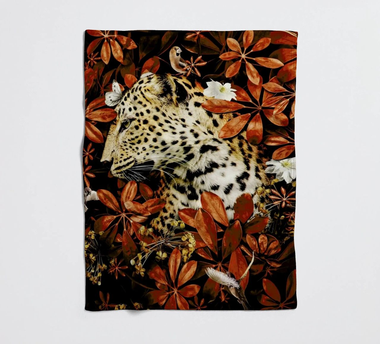 Lion And Cub coperta in pile da Wouter Rikken