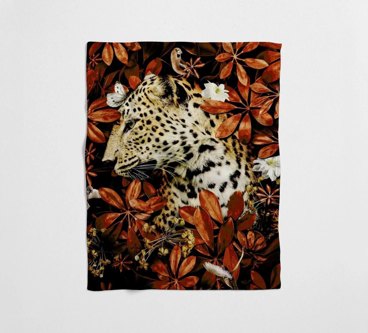 Lion And Cub coperta in pile da Wouter Rikken