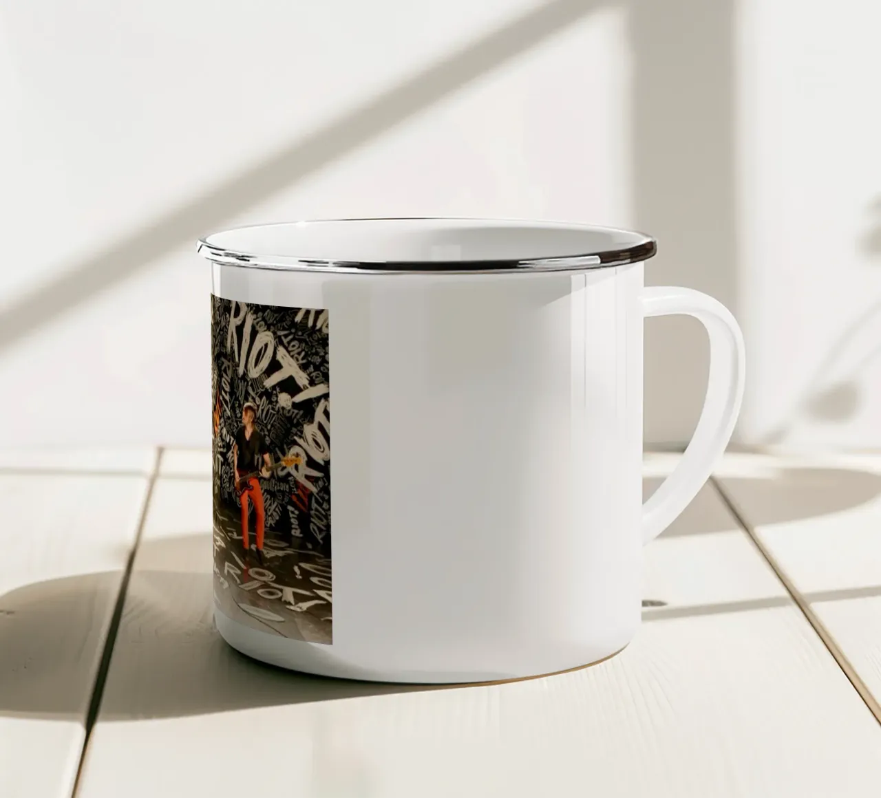 paramore enamel mug by ariscepmex