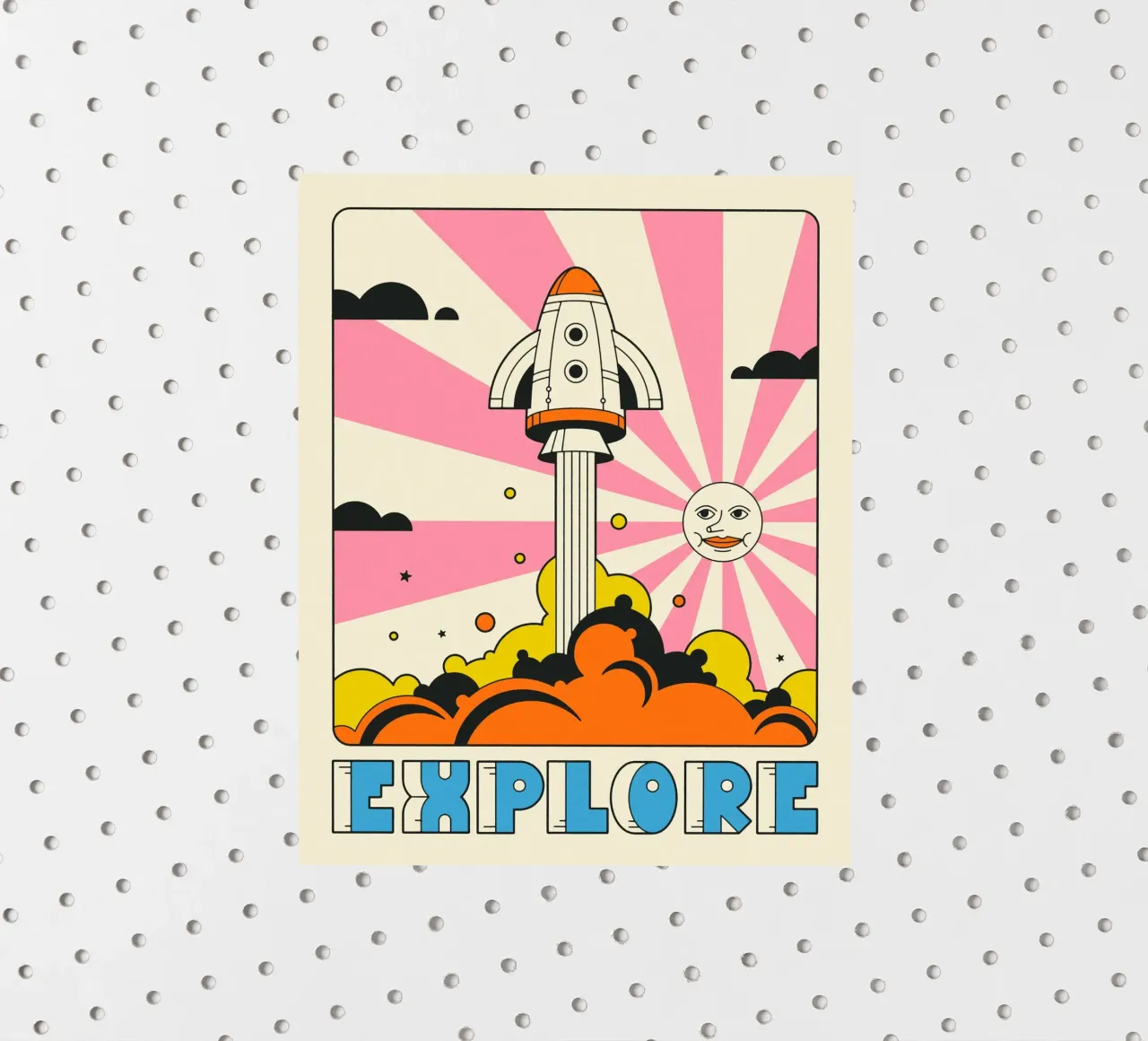 EXPLORE Sticker von Jazzberry Blue
