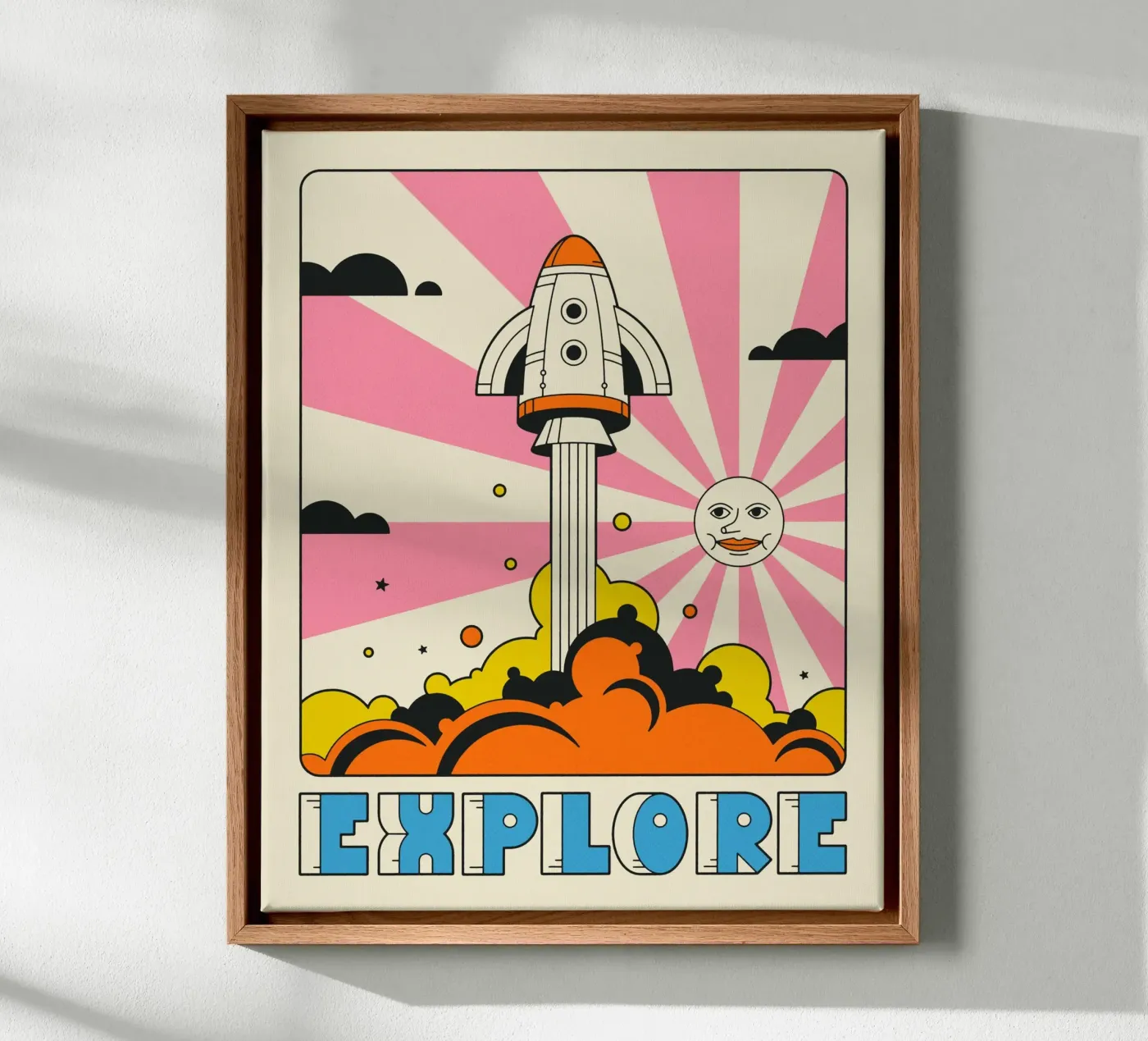 EXPLORE canvas van Jazzberry Blue