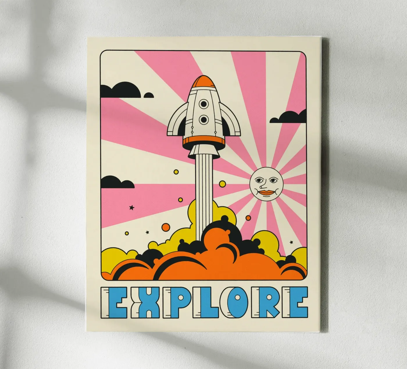 EXPLORE canvas van Jazzberry Blue