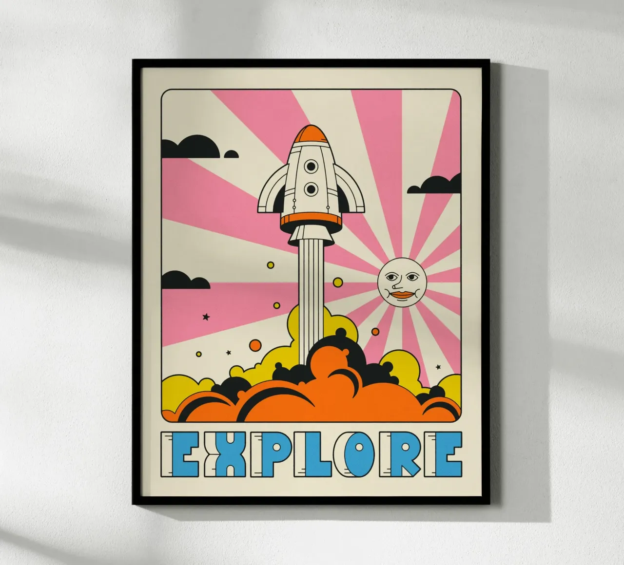 EXPLORE Poster von Jazzberry Blue