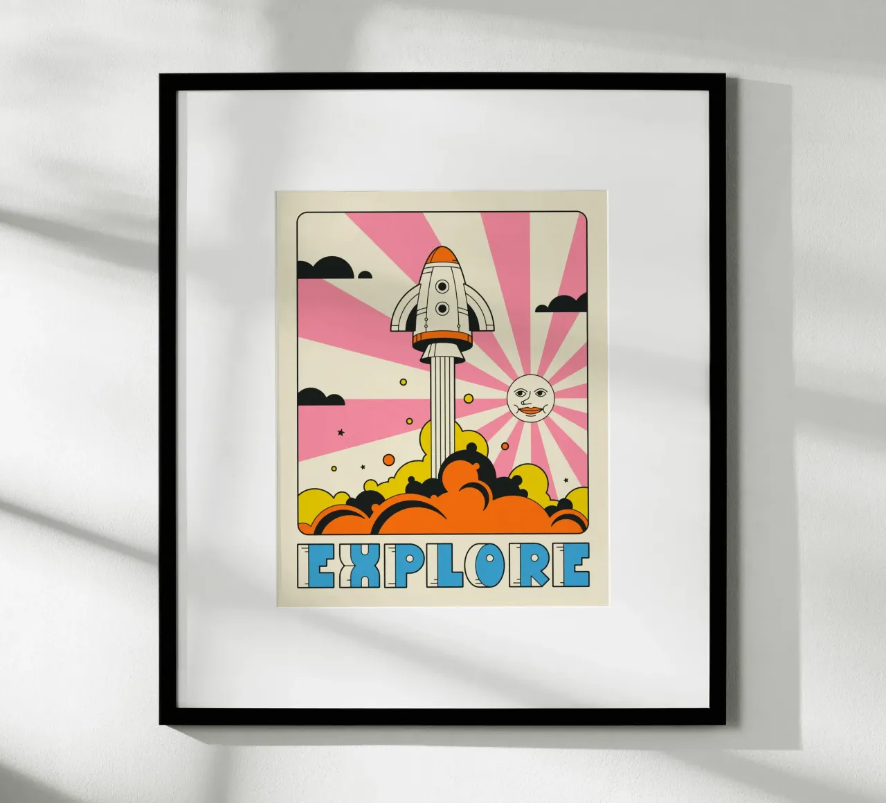 EXPLORE Poster von Jazzberry Blue