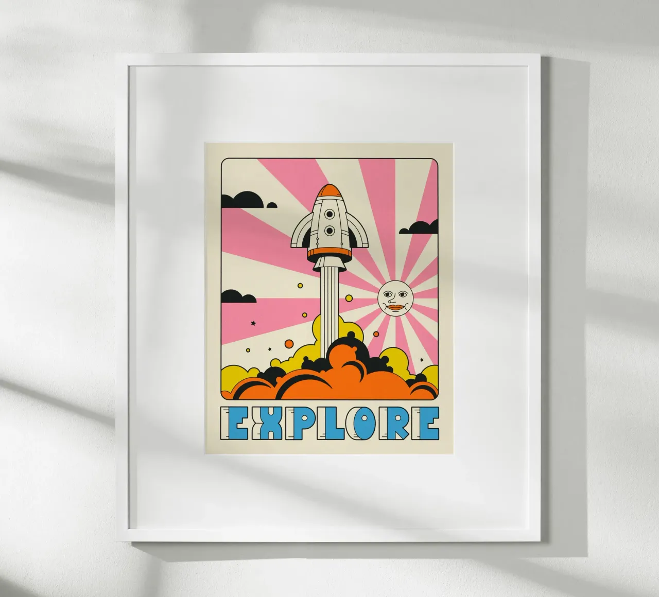 EXPLORE Poster von Jazzberry Blue