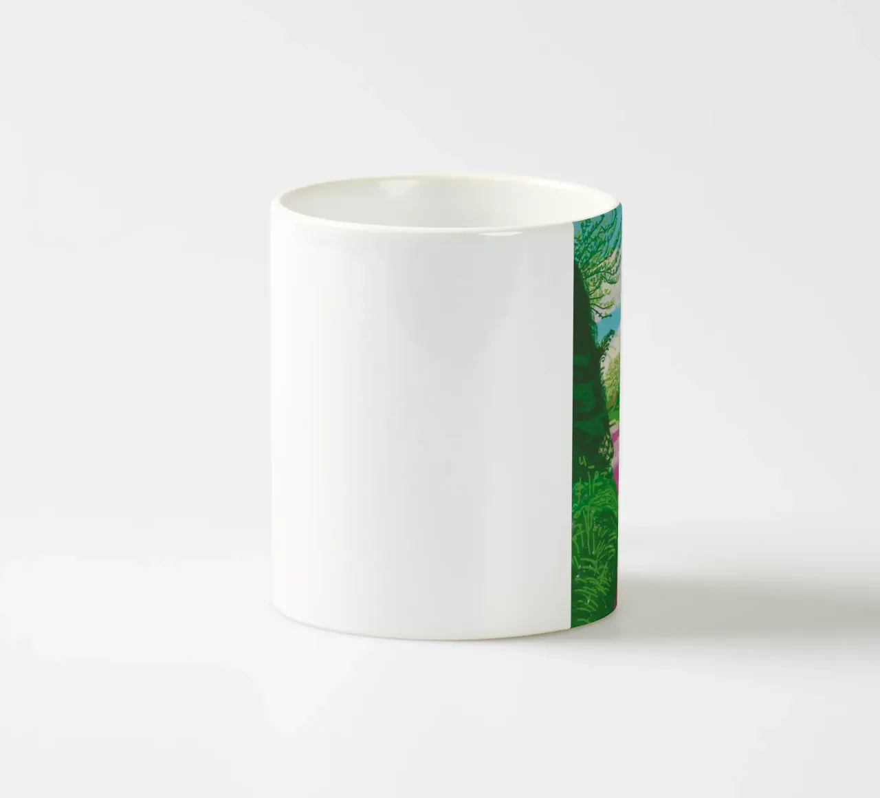 Spring In Woldgate Keramik Tasse von Alana Gallerie
