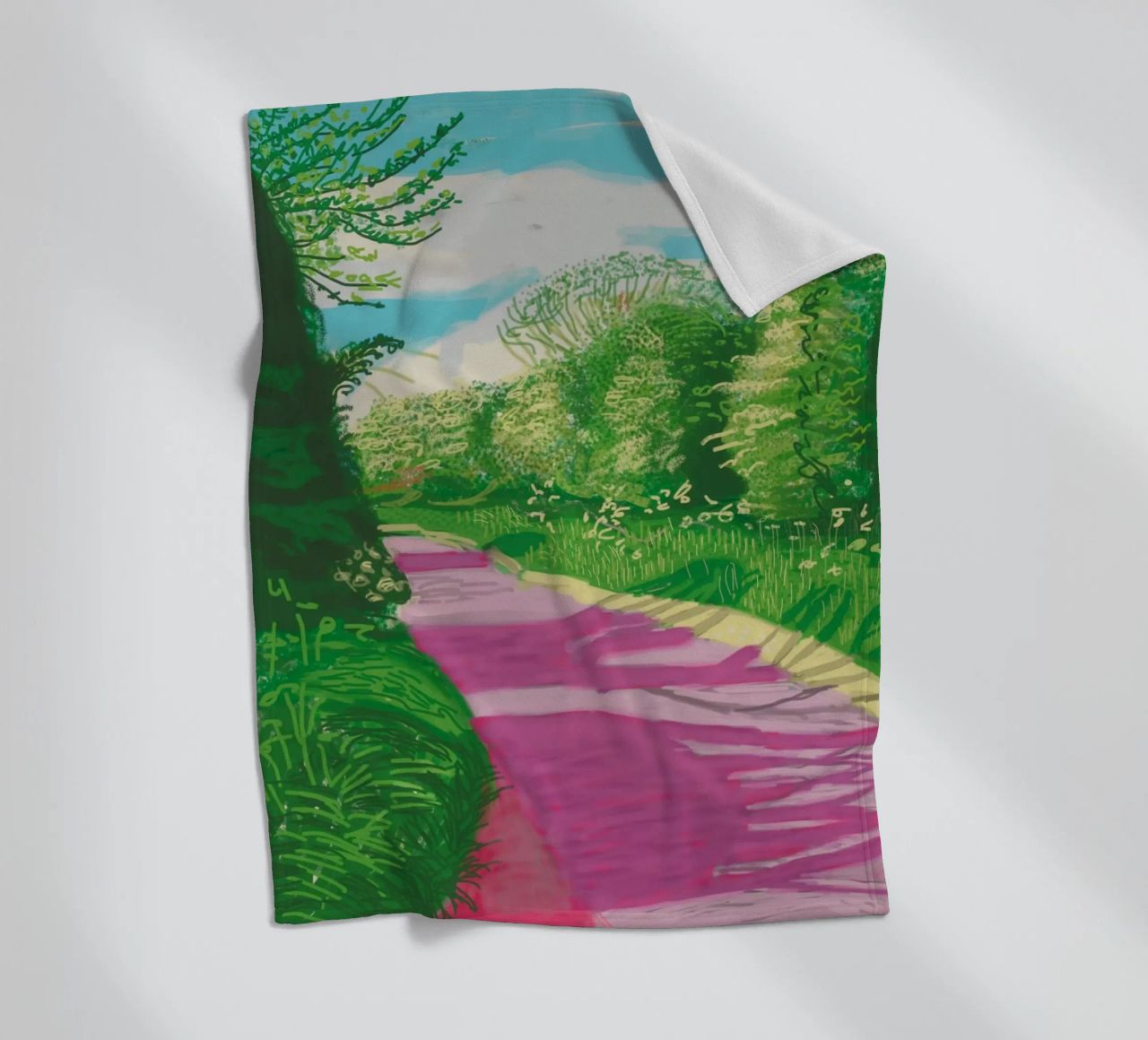 Spring In Woldgate coperta in pile da Alana Gallerie