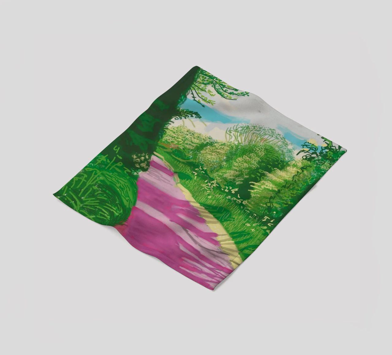 Spring In Woldgate coperta in pile da Alana Gallerie