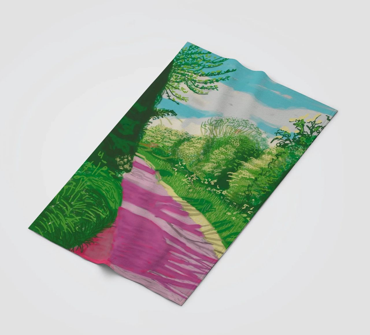 Spring In Woldgate coperta in pile da Alana Gallerie