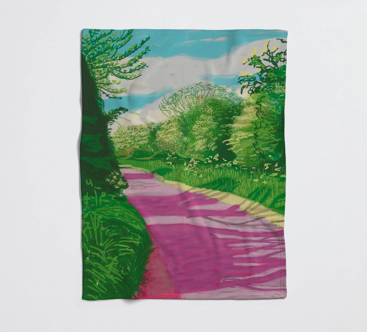 Spring In Woldgate coperta in pile da Alana Gallerie