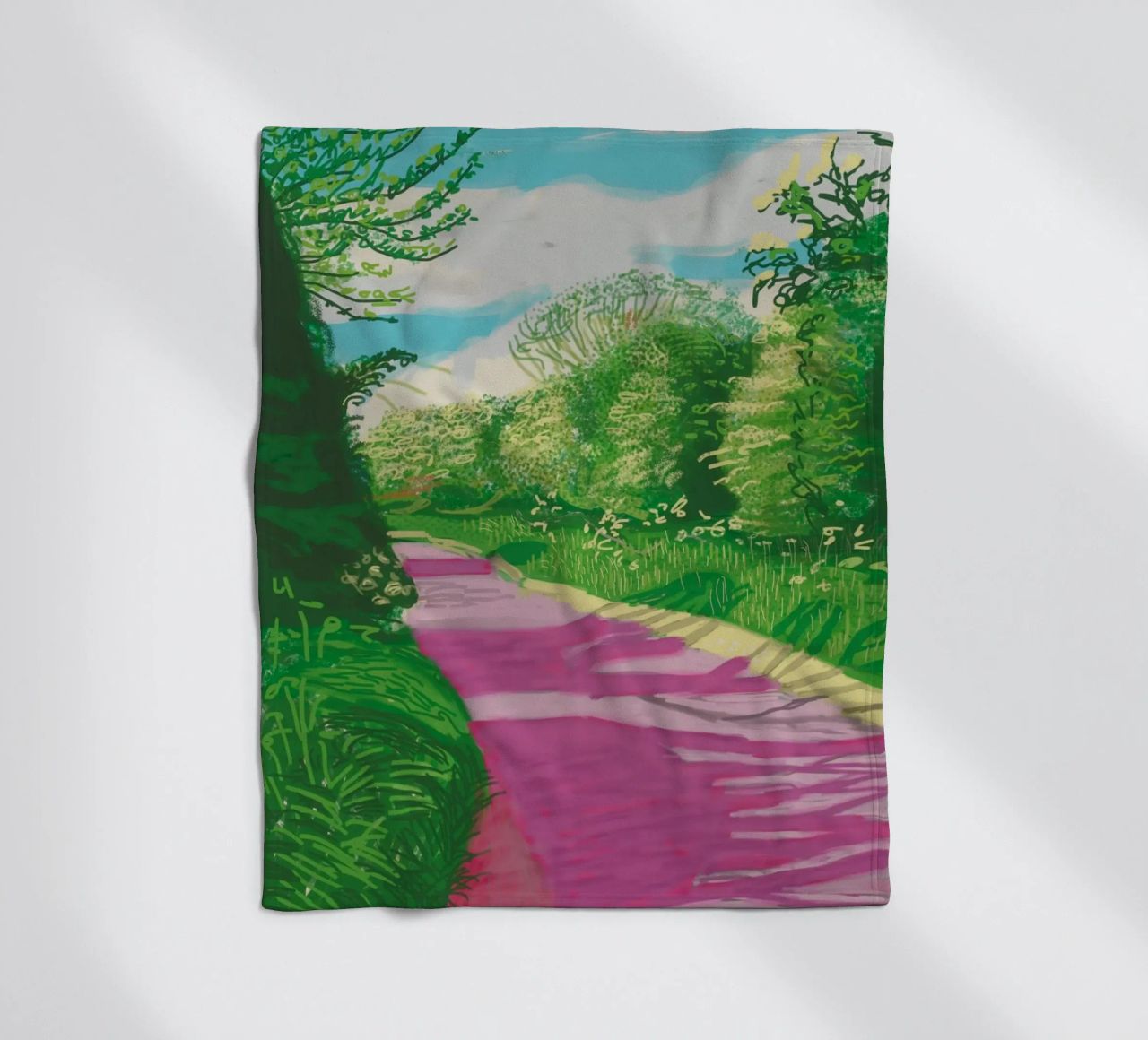 Spring In Woldgate coperta in pile da Alana Gallerie