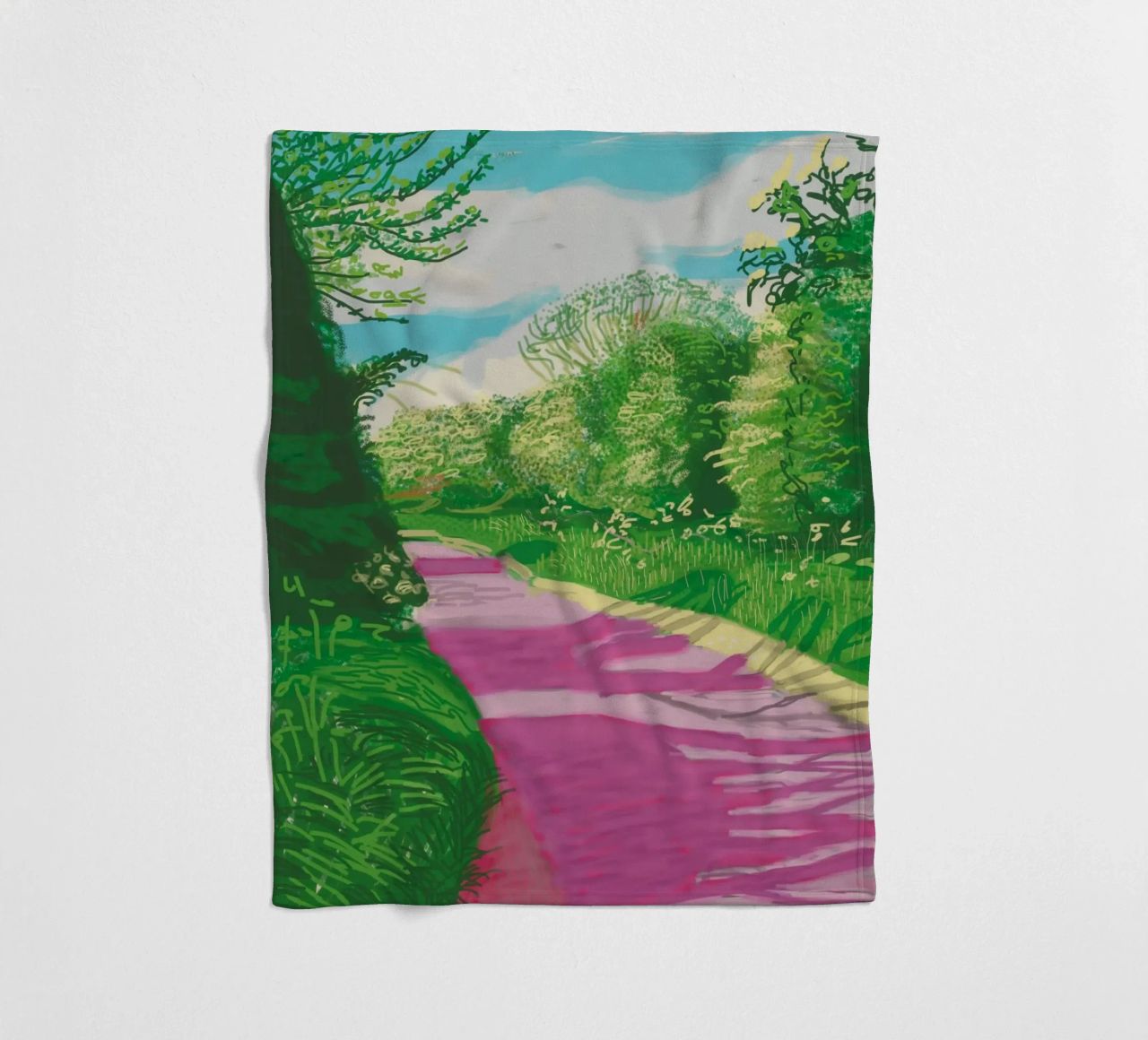 Spring In Woldgate coperta in pile da Alana Gallerie
