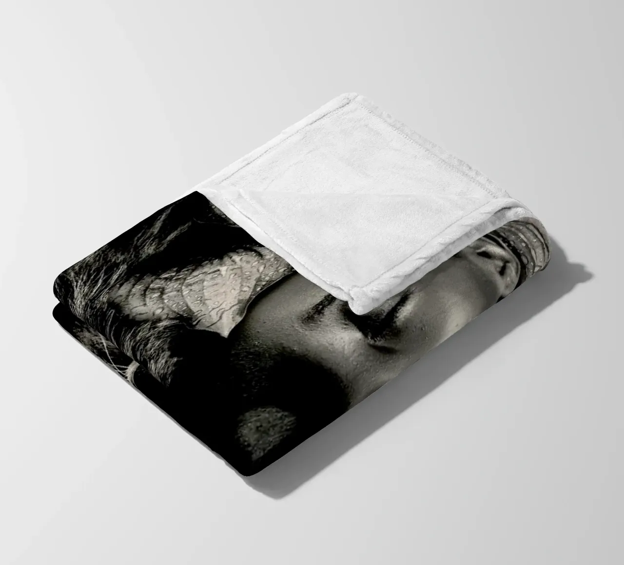 Woman And Lion coperta in pile da Wouter Rikken