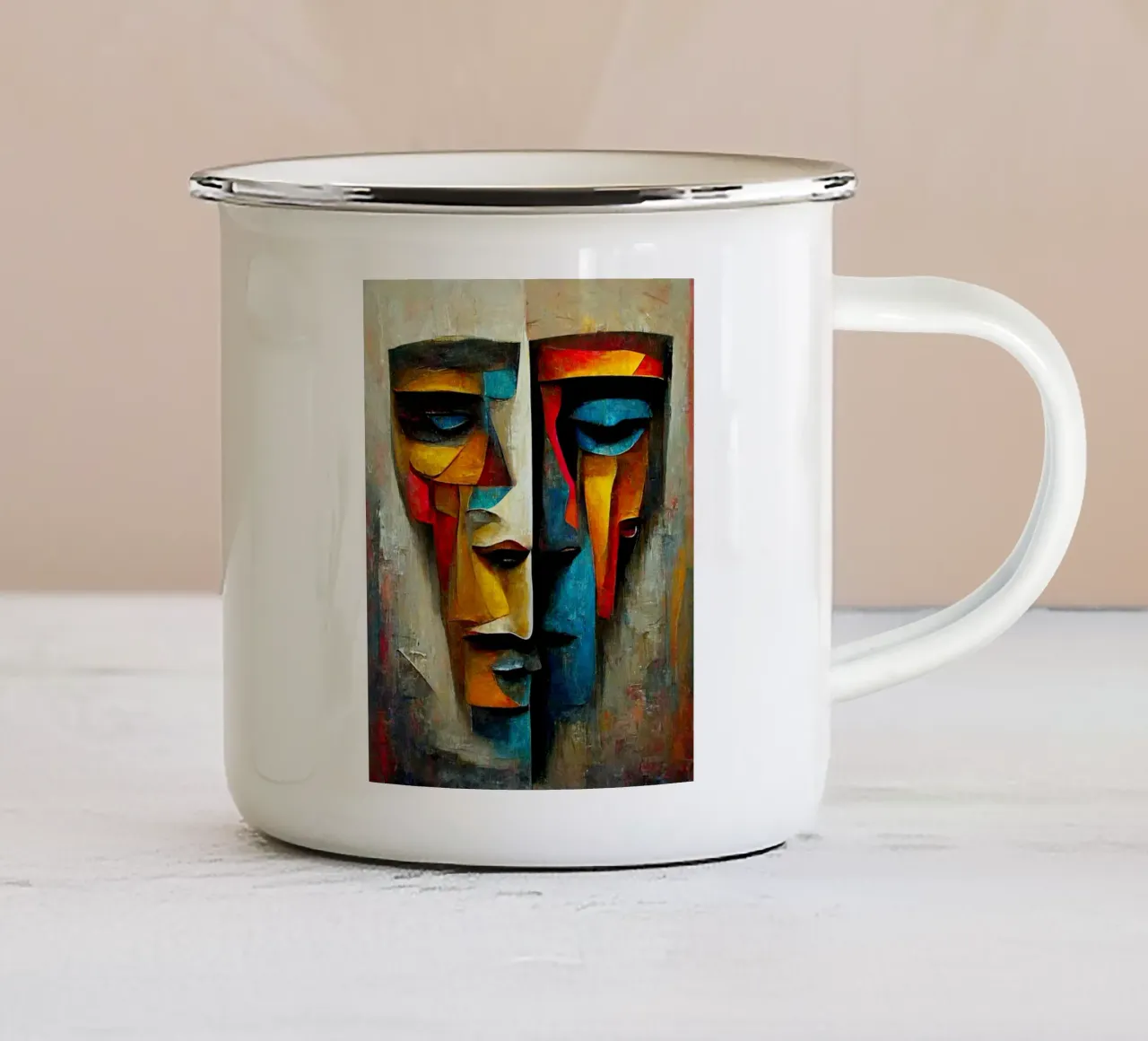 Wall-art by Imagine enamel mug by Imagine