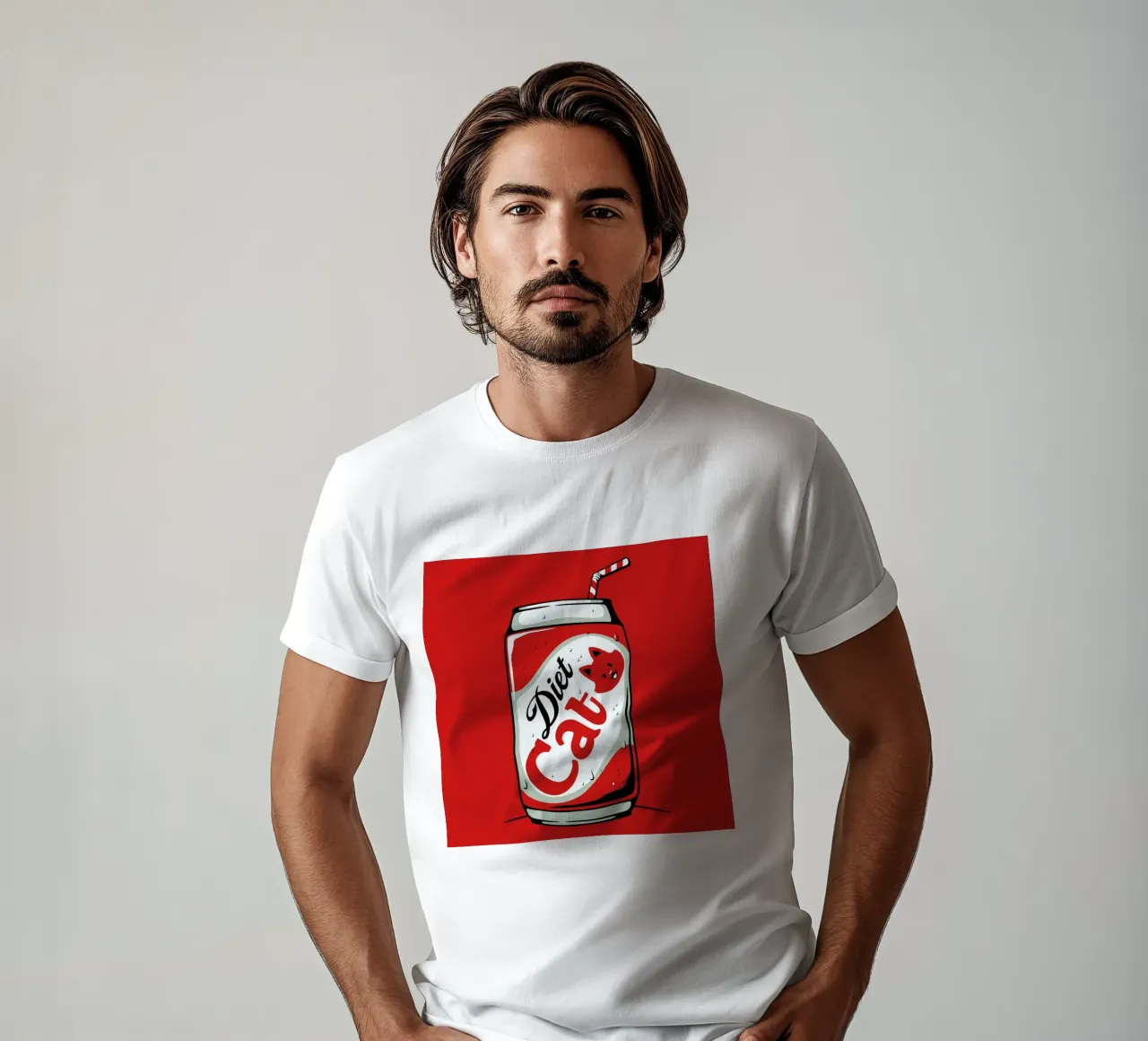 Diet Cat Can Pop Soda t-shirt da Tobe Fonseca
