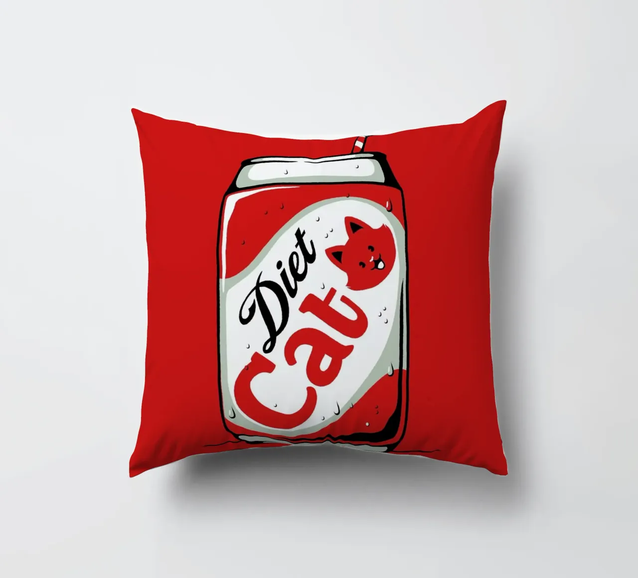 Diet Cat Can Pop Soda cuscino da Tobe Fonseca