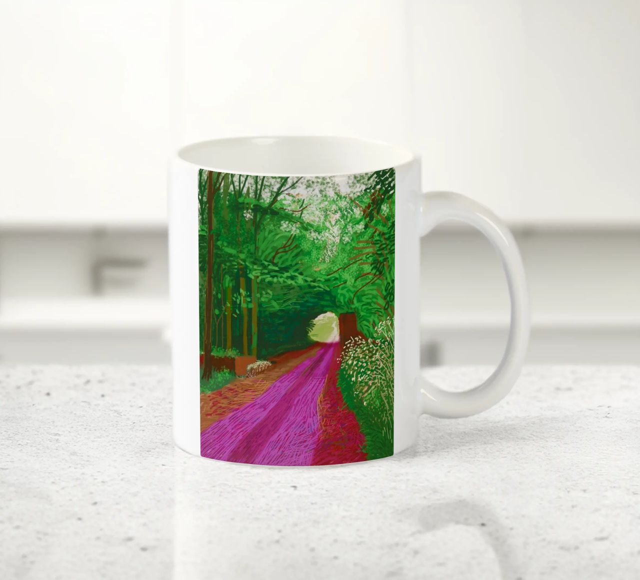 The Arrival Of Spring tazza in ceramica da Todeo gallerie