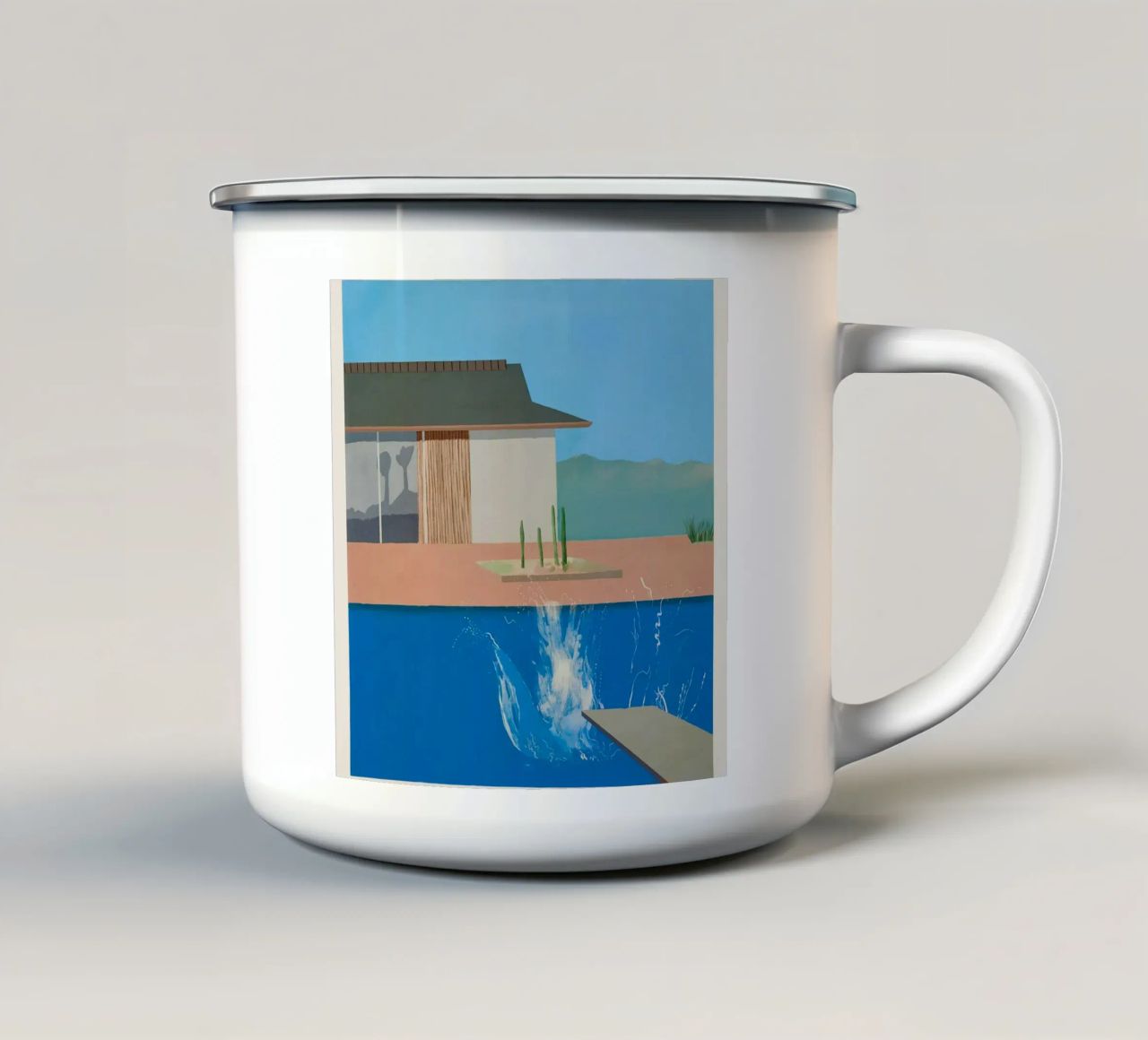 The Splash tazza in smalto da Todeo gallerie