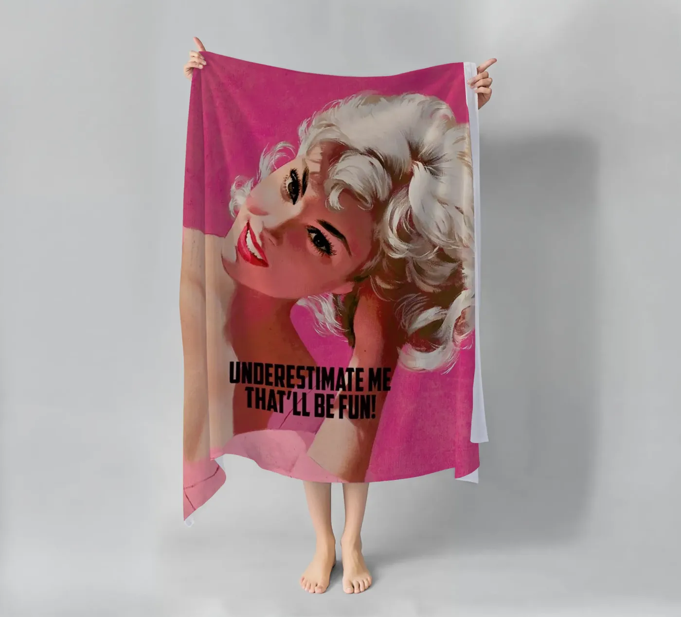 Underestimate Me telo mare da Gallery Print and Art Limited