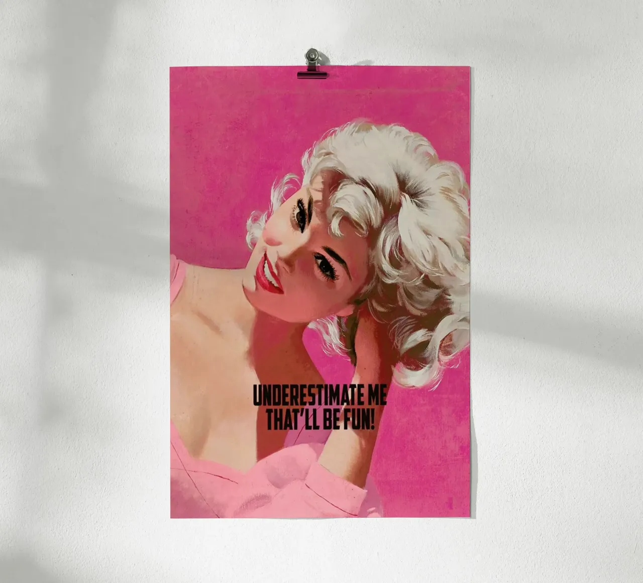 Underestimate Me carta hahnemühle da Gallery Print and Art Limited