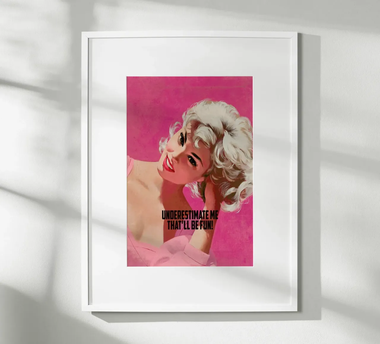 Underestimate Me carta hahnemühle da Gallery Print and Art Limited