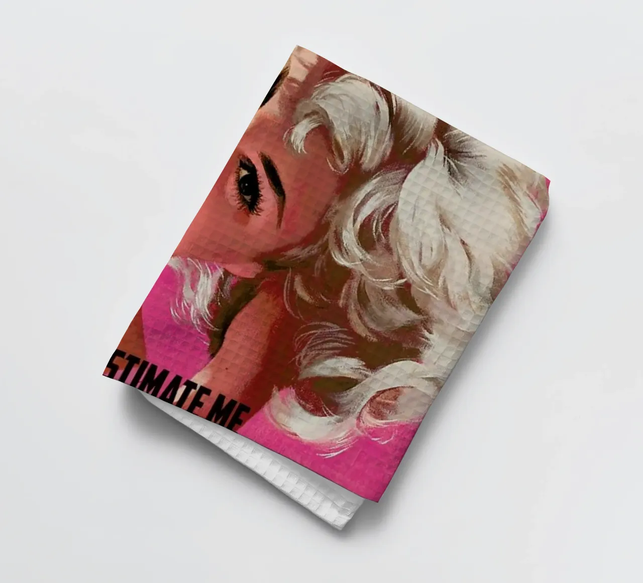 Underestimate Me canovaccio da cucina da Gallery Print and Art Limited