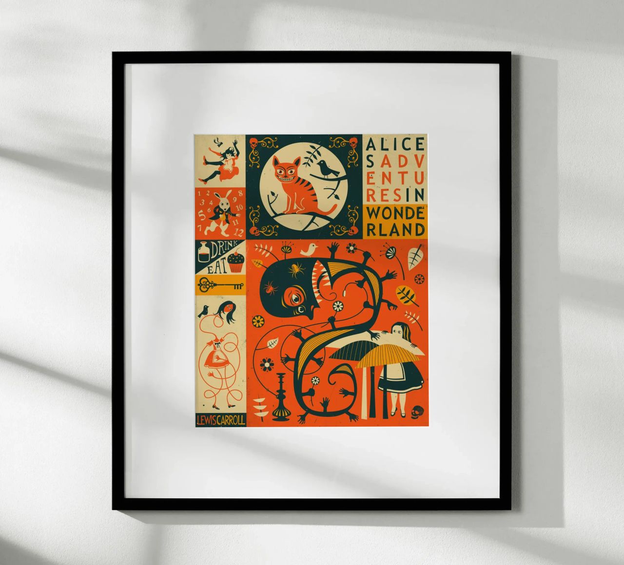 ALICE IN WONDERLAND Poster von Jazzberry Blue