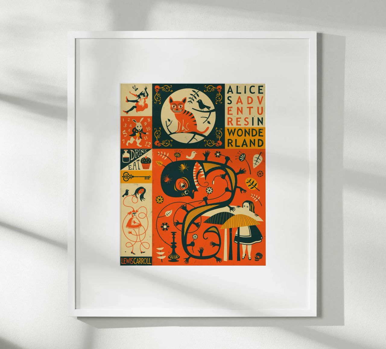 ALICE IN WONDERLAND Poster von Jazzberry Blue
