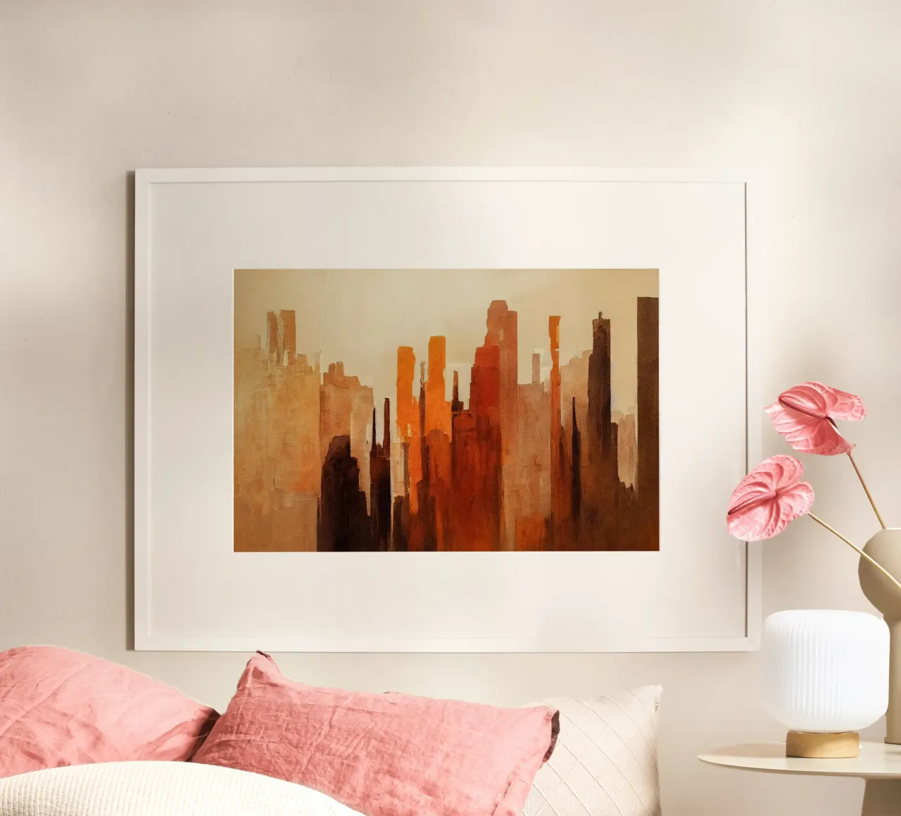 Arte da parete di Imagine poster con telaio in legno da Imagine