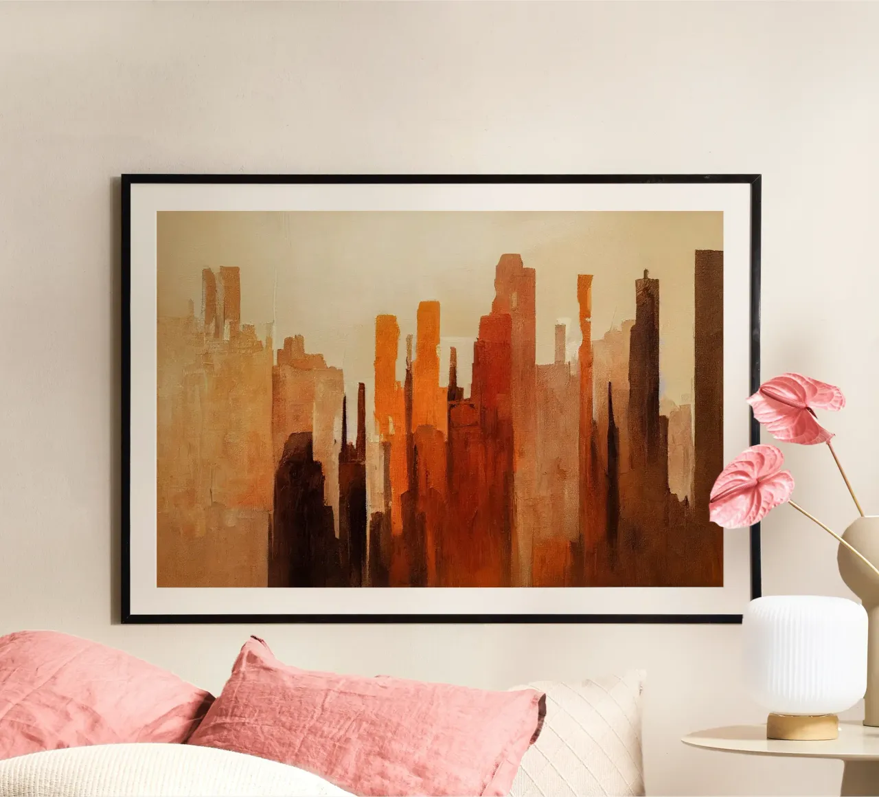 Arte da parete di Imagine poster con telaio in legno da Imagine
