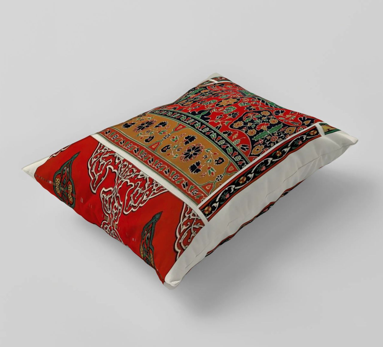 Racinet -  Indo-Persian Ornamental Pattern III coussin de Vintage by JUNIQE
