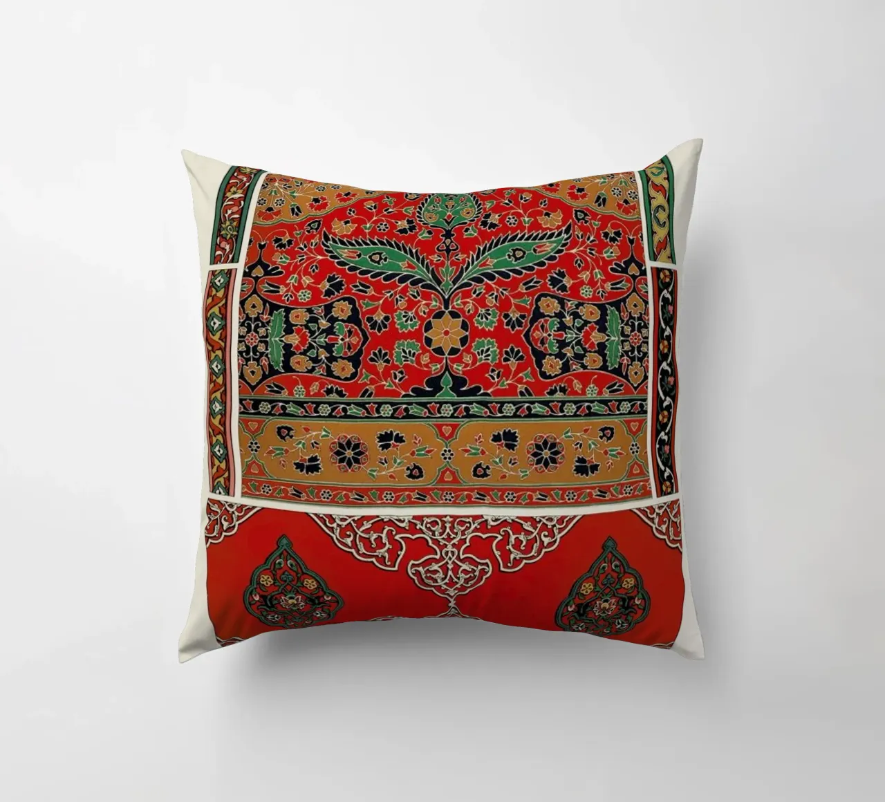 Racinet -  Indo-Persian Ornamental Pattern III cuscino da Vintage by JUNIQE