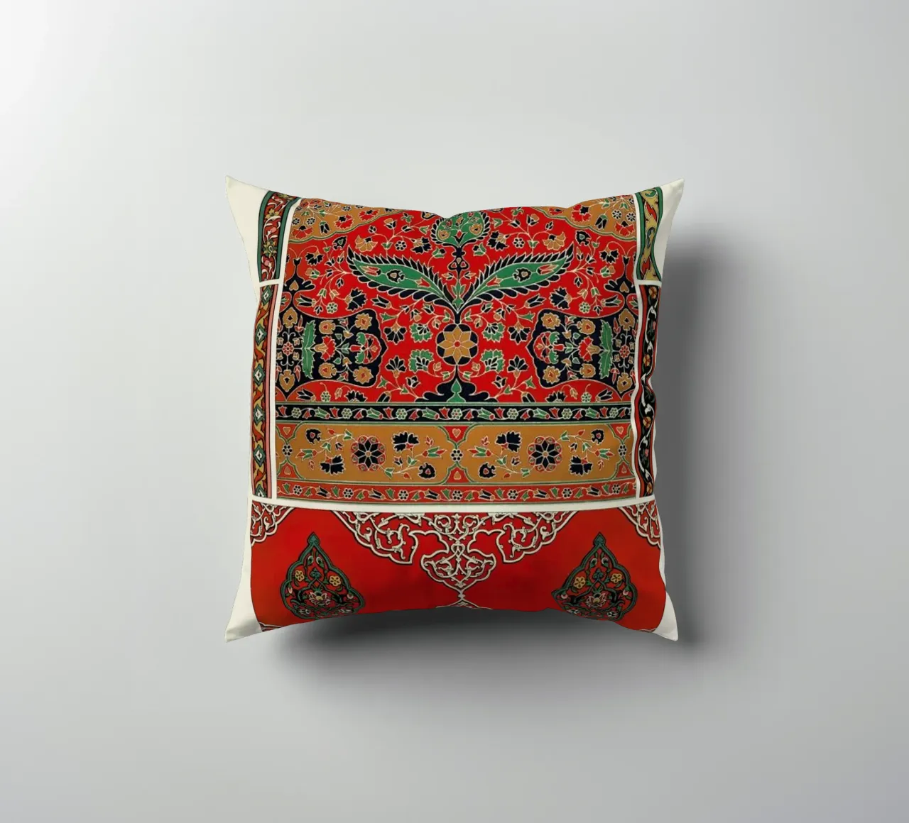 Racinet -  Indo-Persian Ornamental Pattern III cuscino da Vintage by JUNIQE