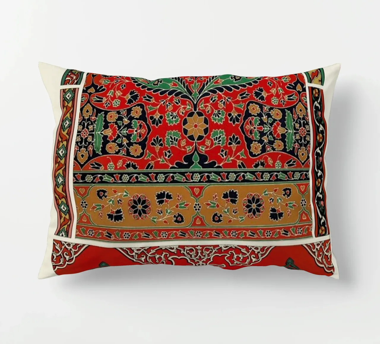 Racinet -  Indo-Persian Ornamental Pattern III cuscino da Vintage by JUNIQE