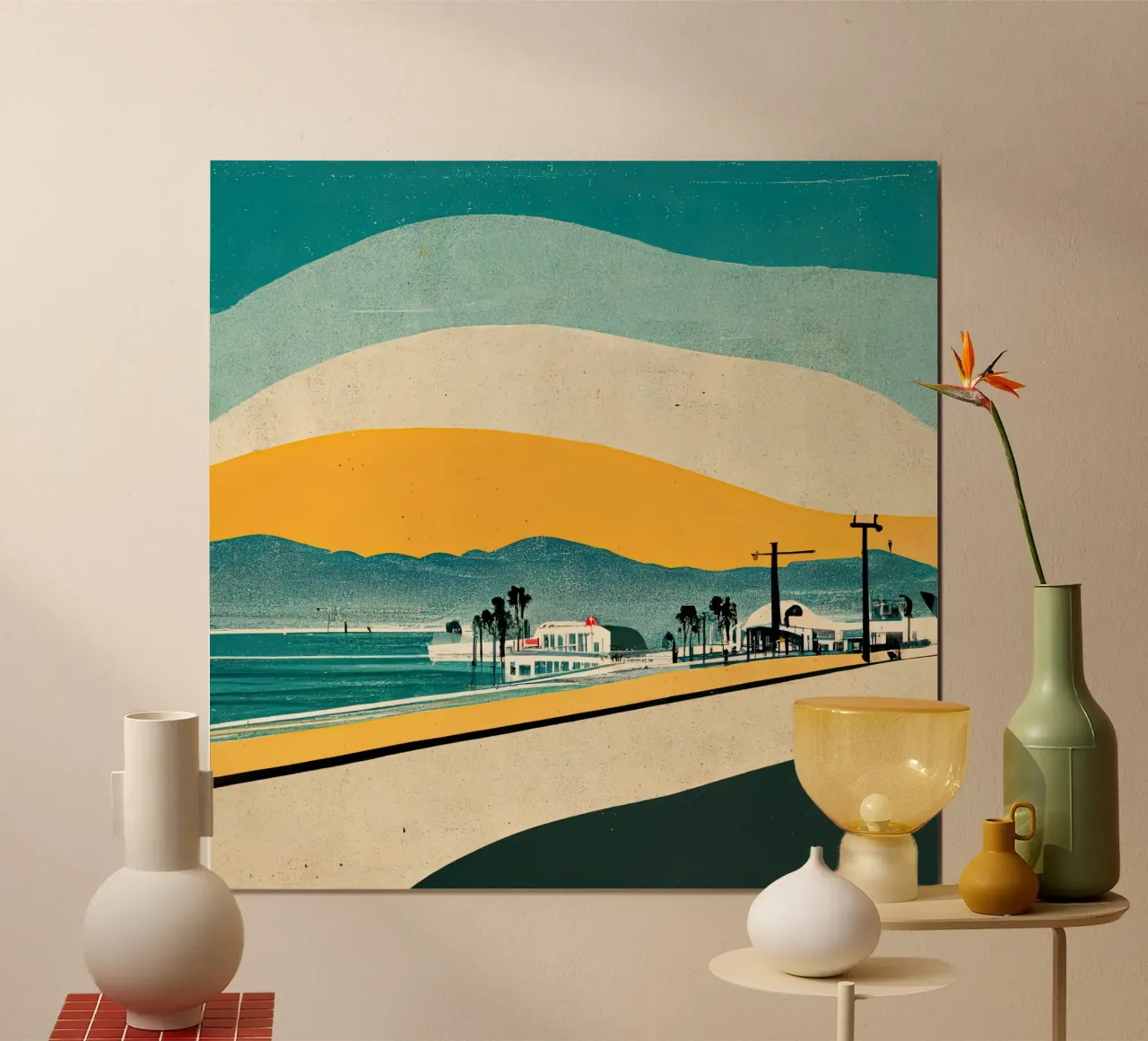 Arte da parete di Imagine poster con telaio in legno da Imagine