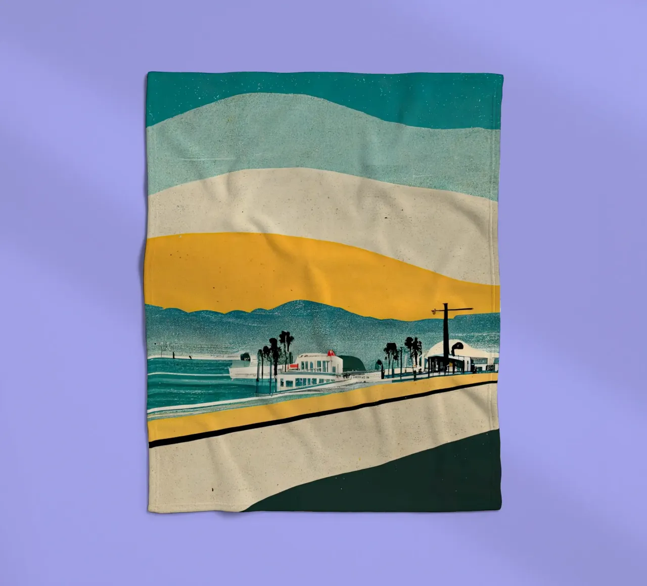 Arte da parete di Imagine coperta in pile da Imagine