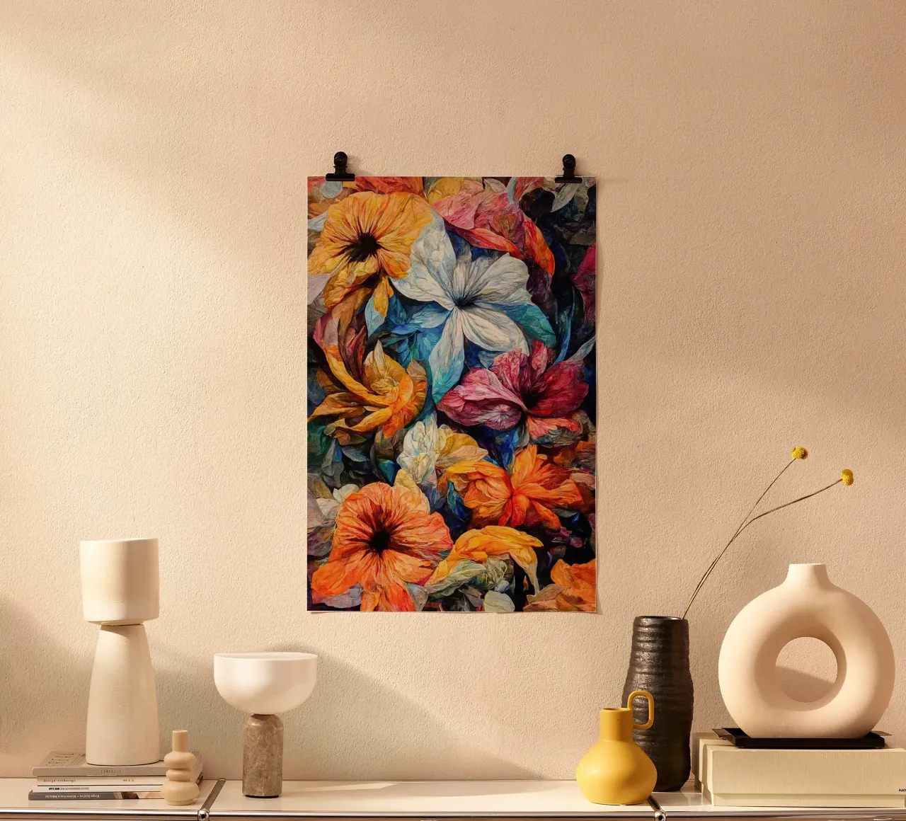 Arte da parete di Imagine poster con telaio in alluminio da Imagine