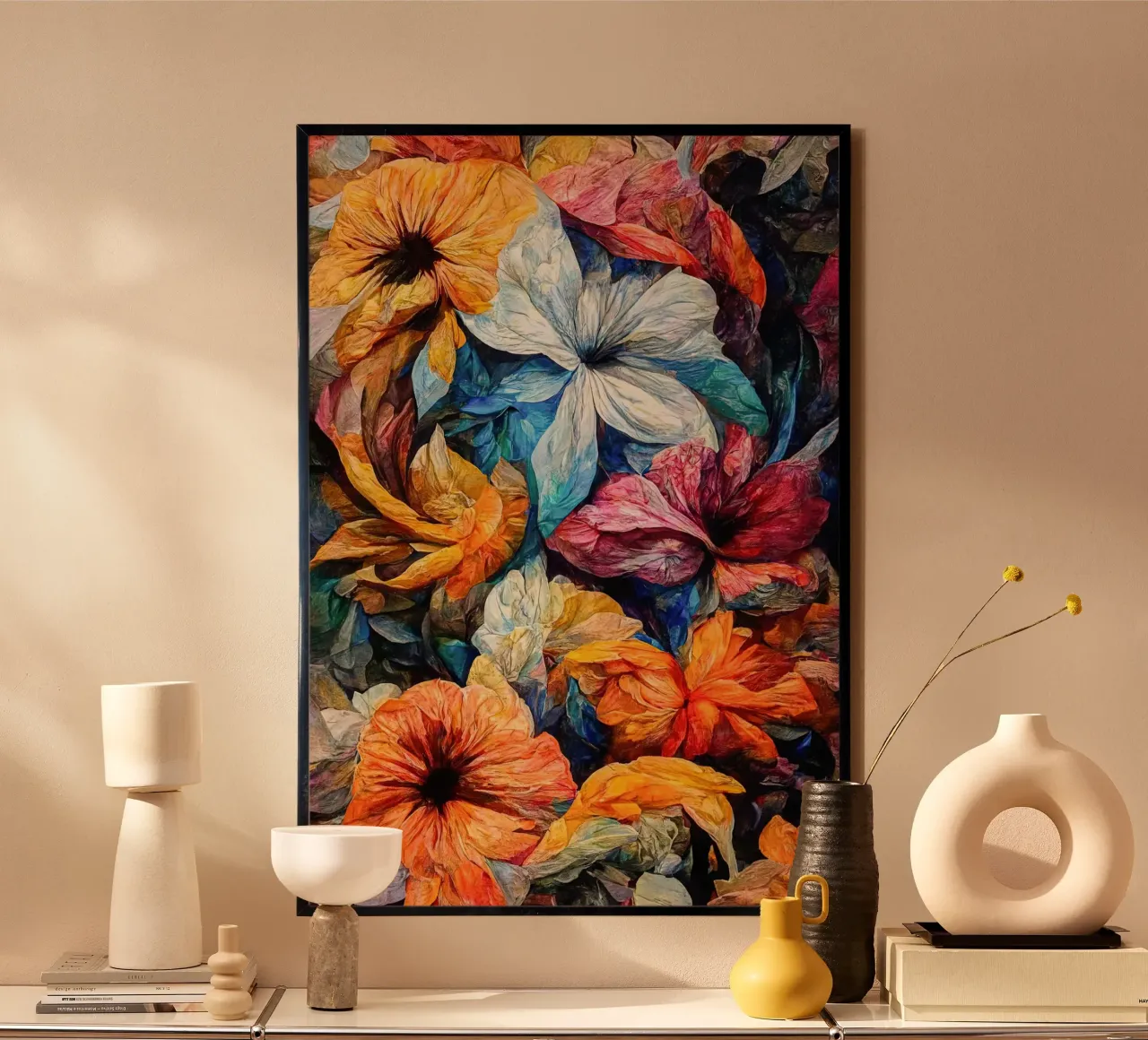 Arte da parete di Imagine poster con telaio in alluminio da Imagine