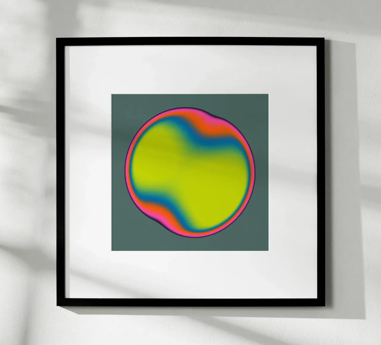 ECTOPLASM (95) poster con telaio in alluminio da Jazzberry Blue
