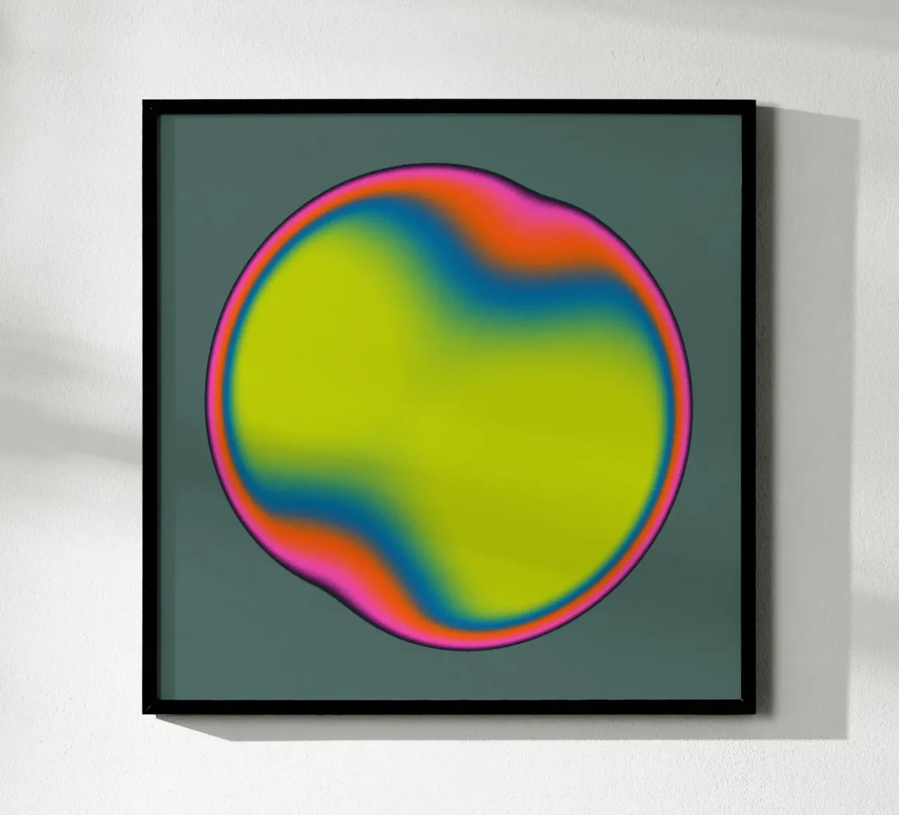 ECTOPLASM (95) poster con telaio in alluminio da Jazzberry Blue