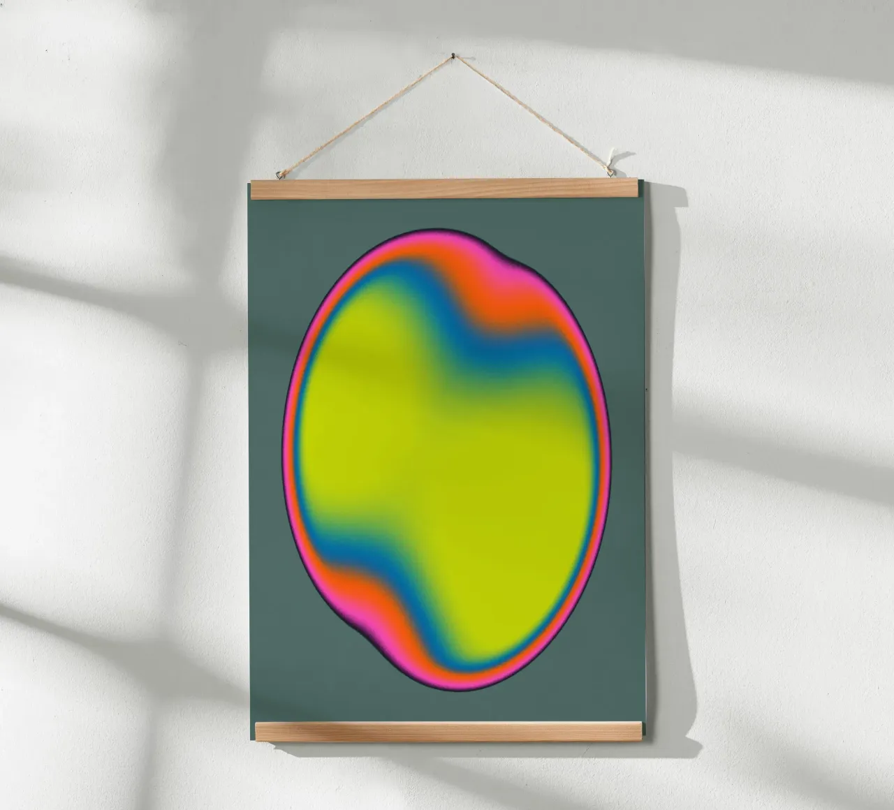 ECTOPLASM (95) poster con telaio in alluminio da Jazzberry Blue