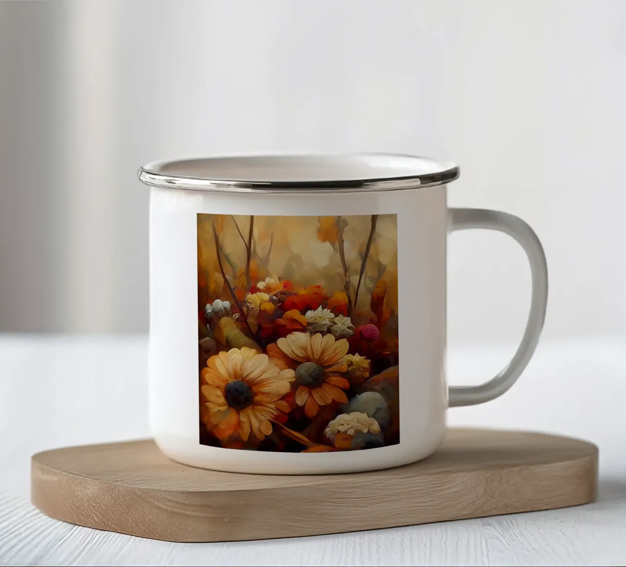 Arte da parete di Imagine tazza in smalto da Imagine