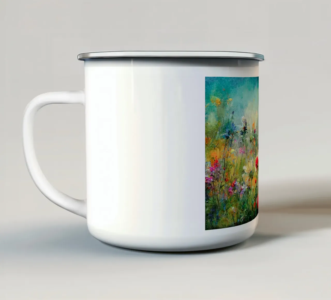 Arte da parete di Imagine tazza in smalto da Imagine