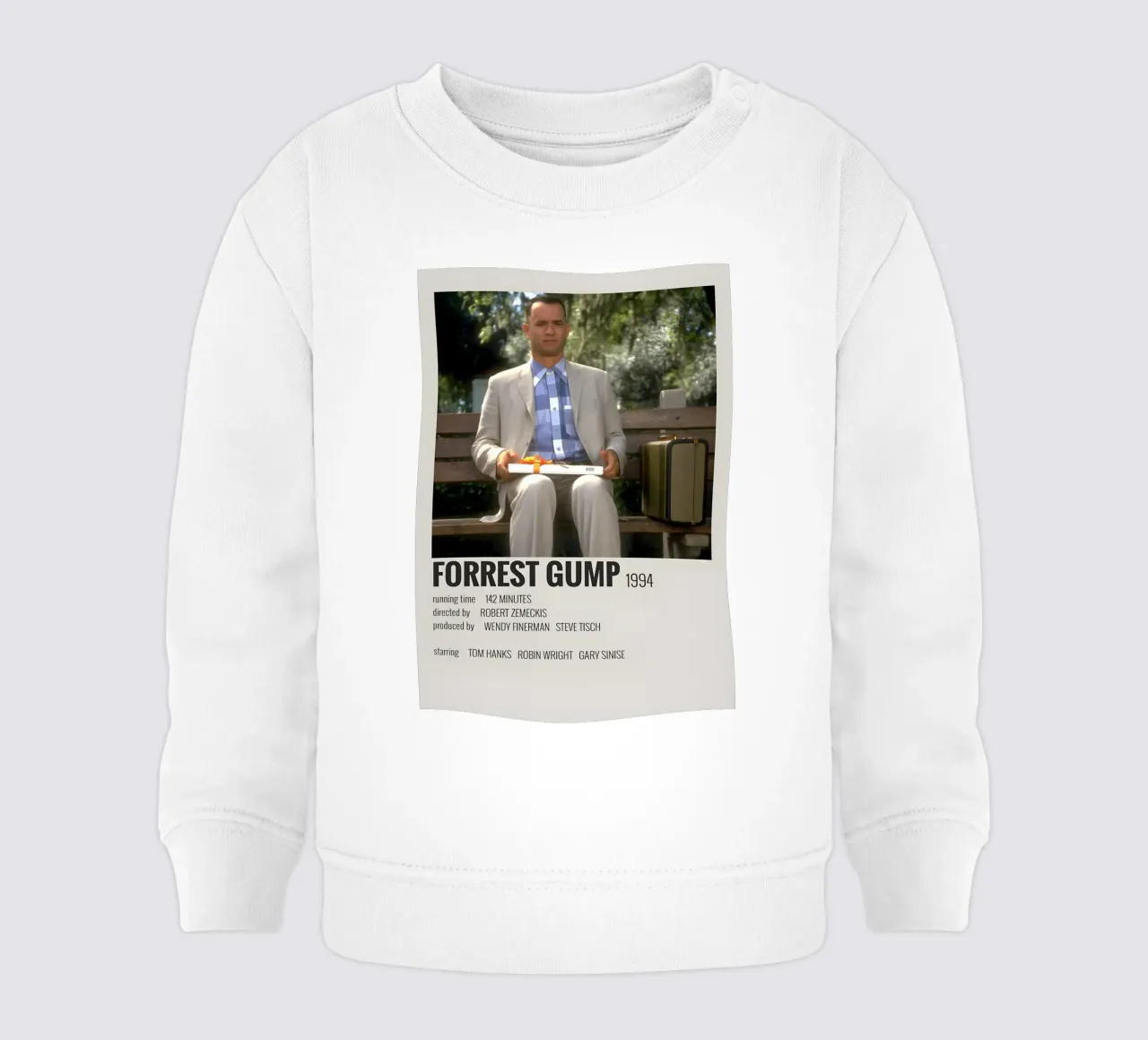 FORREST GUMP 1994 felpa neonato da MVFminimalist