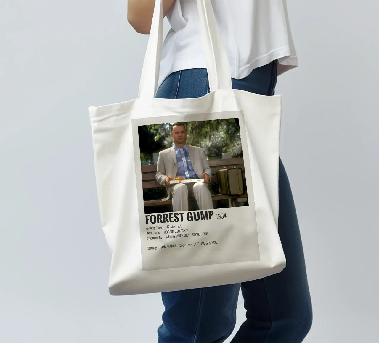 FORREST GUMP 1994 borsa in juta da MVFminimalist