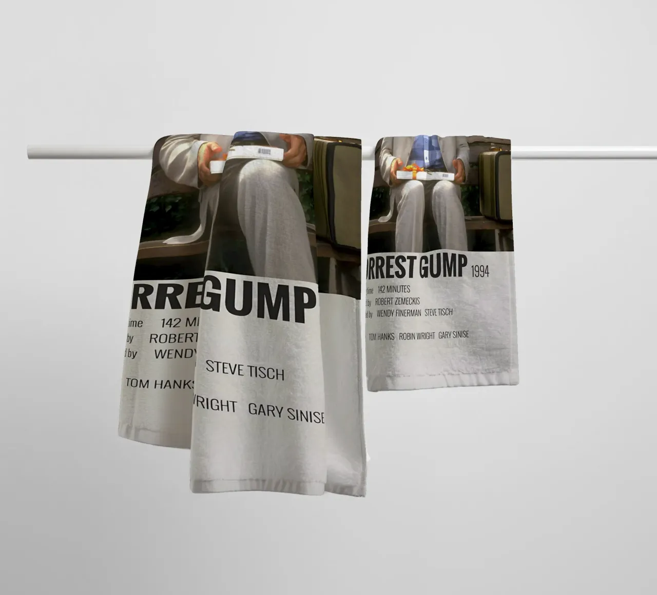 FORREST GUMP 1994 asciugamano da bagno da MVFminimalist