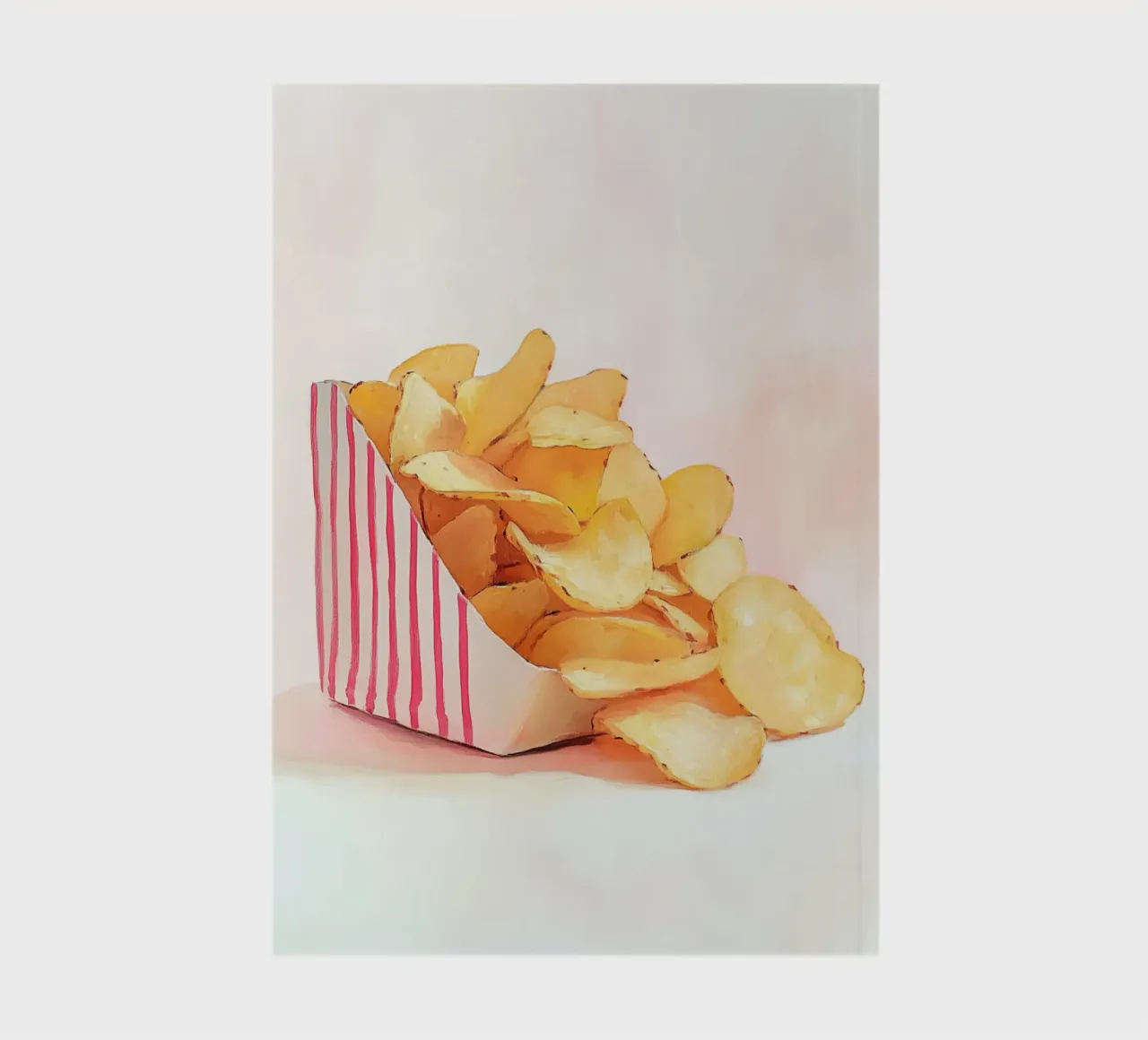 Retro Knusper Chips notebook by Carinaprint